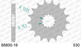 Pignone AFAM 88800-18 passo 530 TRIUMPH 1050 R SPEED TRIPLE 2012  -2016